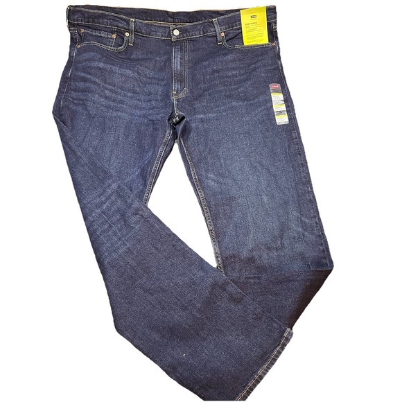 Levi's 502 Men's Taper Jeans 46x36 Big And Tall Stretch Medium Wash Pants New - Picture 4 of 11